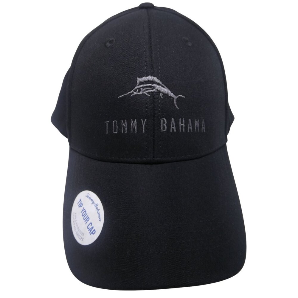 Tommy‎ Bahama Live TheIsland Life Cap Men's Black One Size